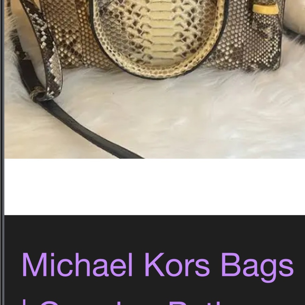 Mk Python Purse - image 1